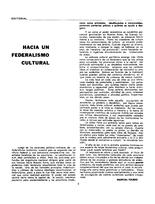Hacia un Federalismo Cultural Rev. Puente Año 2 N° 4, 1972 TOLEDO