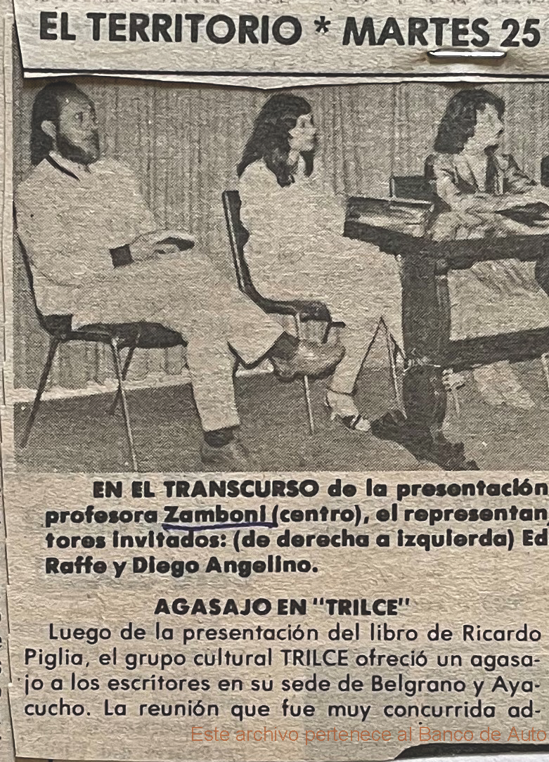 Agasajo en Trilce